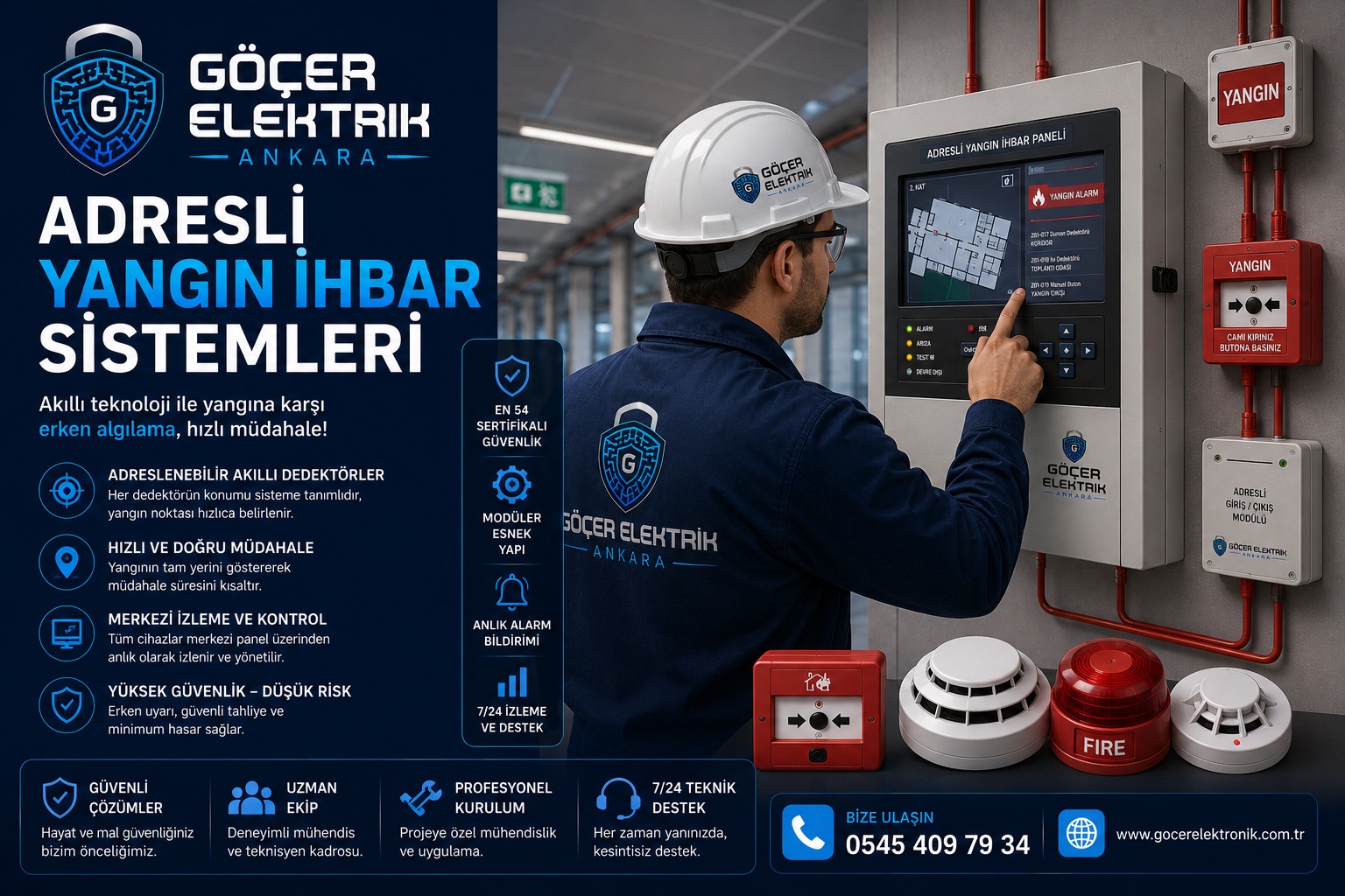 Ankara Adresli Yangın İhbar Sistemleri