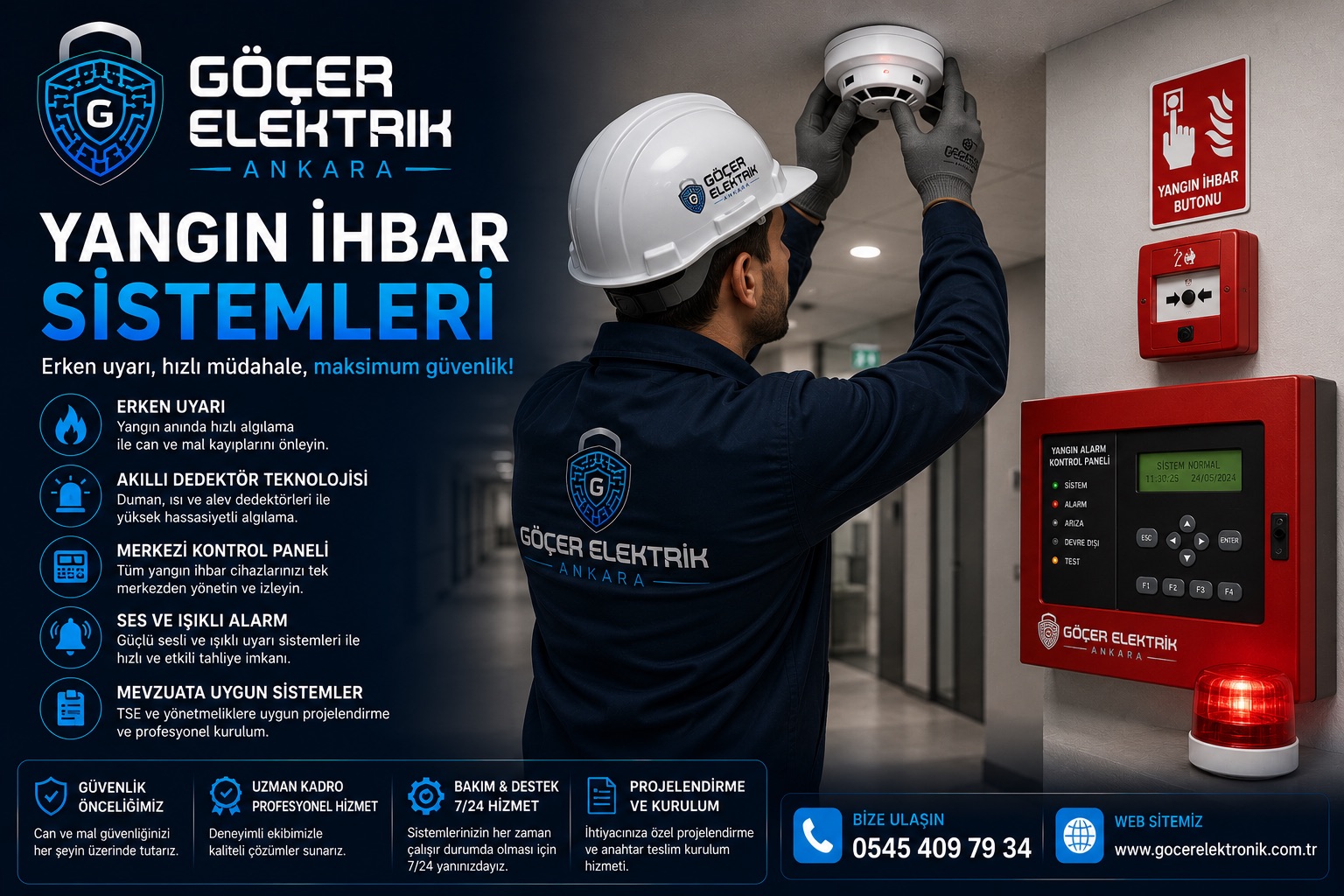 Ankara Yangın İhbar Sistemleri